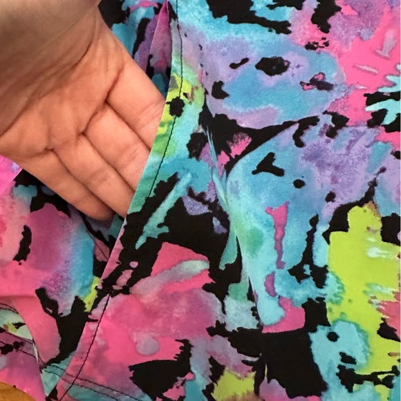 ADDITIONS BY CHICO'S Size 3 Vibrant Floral Full Zip Lightweight Pockets Jacket - Picture 4 of 9